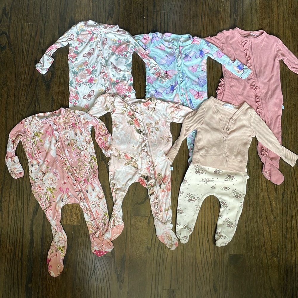 Posh Peanut + Jamie Kay Babygirl Clothing Bundle
